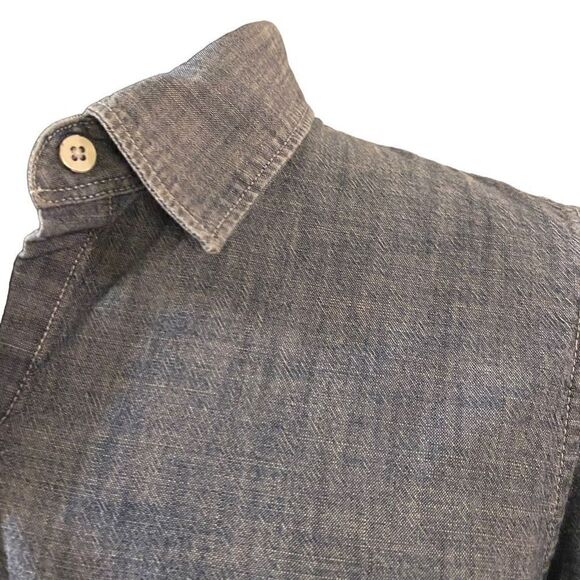 Gap Size M Denim Long Sleeve Button Down Top - Picture 5 of 11